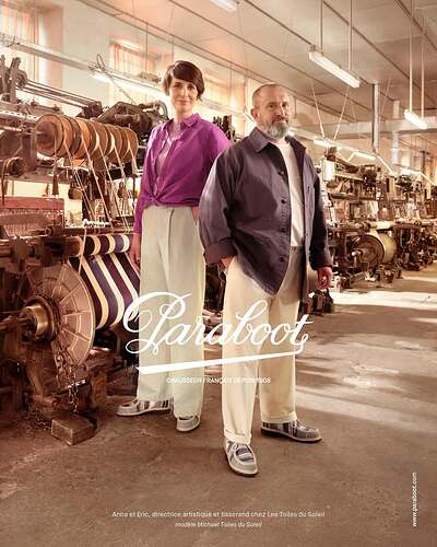 W O R K E R S  S E R I E S  @lestoilesdusoleilfrance In our desire to highlight the authenticity of our products, the know-how required to make them and the taste for the beautiful materials that go into them, Paraboot has always sought (1)