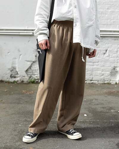 CELLAR DOOR New AW20 CollectionAvailable nowJERRY TROUSER - TANFeatured with-MONITALY - Milita