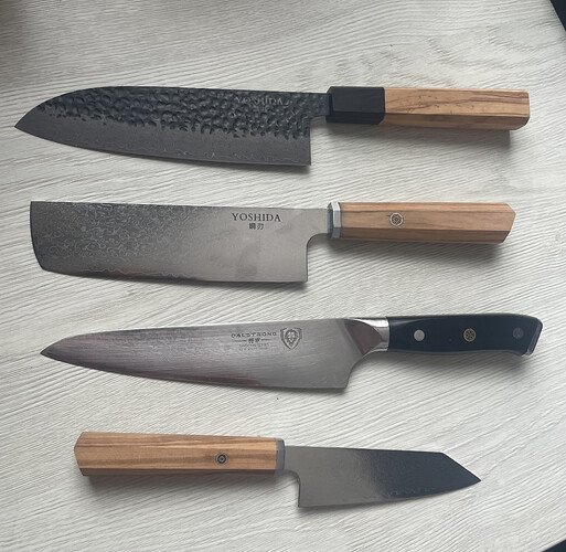 collection couteau de cusisine