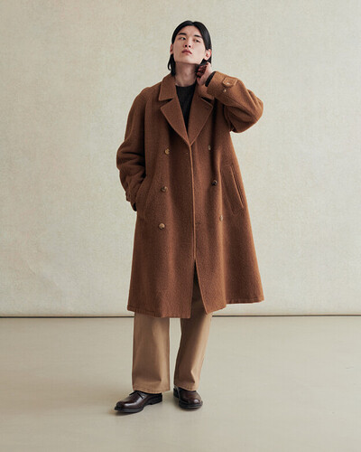 MT19 Grandad Coat Pecan