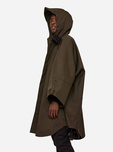 Raincho-Unisex-Mixed-Army-Green-on-him-12-scaled