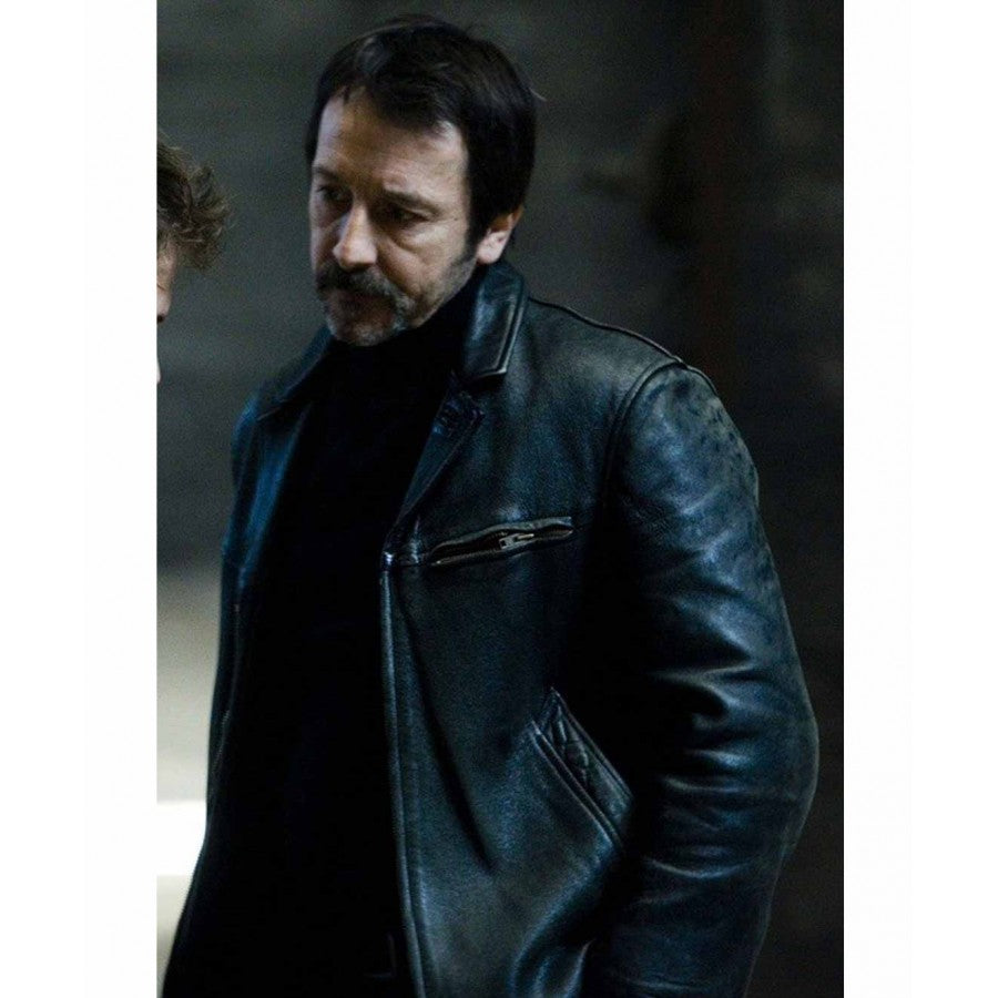 Buy Eddy Caplan Braquo Leather Jacket | Jean Hugues Anglade Black Jacket –  Vintage Jacket