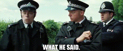 Image of What he said.